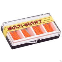 Штифты беззольные MULTI SHTIFT, оранжевые 1,5мм , 80шт /  Рудент MULTI SHTIFT оранж
